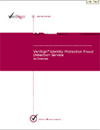 VeriSign Identity Protection Fraud Detection Service