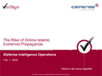 iDefense The Rise of Online Extremist Islamic Propaganda