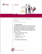 Internet Security Intelligence Briefing Report